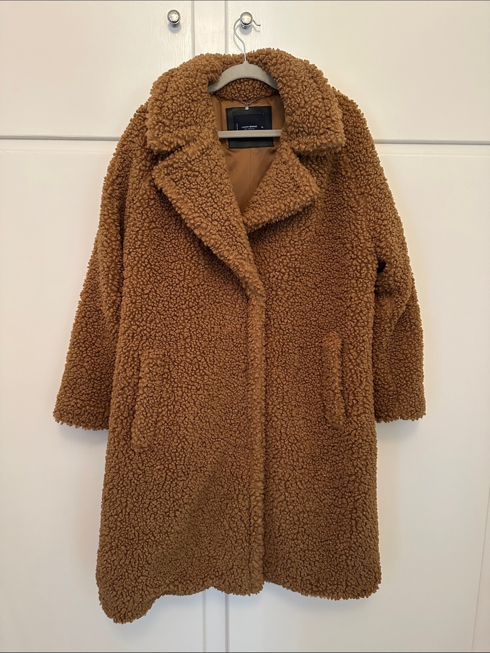 LIKE NEW Lucky Brand Teddy Sherpa Coat